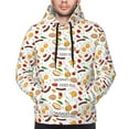 thumbnail image 4 of Hoodies for Men - Sausage Tomato Toast Long Sleeve Comfrt Men'S Fashion Hoodies & Sweatshirts, Sweatshirts for Men Hoodies Pullover Clothing Clothes with Pouch, 4 of 7