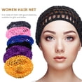 thumbnail image 3 of CIMAXIC 6pcs Crocheted Hair Net Practical Crocheted Hairnet Colored Crocheted Hairnet,7.87"X5.51"X0.2", 3 of 4