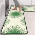 thumbnail image 2 of Kitchen Rugs Sets Of 2,Green Tie Dye Spray Pattern Anti Fatigue Kitchen Mat Rugs Non Slip Washable,Decorative Kitchen Floor Mats for Kitchen,Sink,Laundry,17"x47"+17"x47", 2 of 5