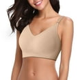 thumbnail image 2 of Sngxgn Bras for Women - Bralettes for Women with S upport(Beige,M), 2 of 9