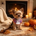 thumbnail image 2 of Halloween Warm Knitted Pet Collar, Handmade Yarn Dog Neckerchief Bib Cat Neckerchief Pet Christmas Neck Accessory For Kitties Small Medium Dogs Party Outfit Supplies, 2 of 6