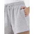 thumbnail image 5 of No Boundaries Fleece Sweat Shorts, Inseam 3”, Women's, 5 of 6