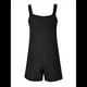 thumbnail image 4 of Cortos de Verano A para Mujer, Casuales Sin Mangas con Bolsillos Negro L, 4 of 8
