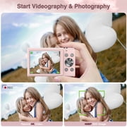 4K Digital Camera, Autofocus Vlogging Camera 48MP 16X Digital Zoom Digital Camera With 32GB Memory Card Portable Compact Small Camera For Teens Adult Beginner Kids,Perfect Gift