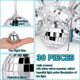 thumbnail image 2 of 30 PCS Bolas de Espejo de Discoteca 2 Pulgadas Bola de Espejo Reflectante Bola Colgante para el áRbol de Navidad Fiesta Decoraciones para el Hogar, 2 of 7