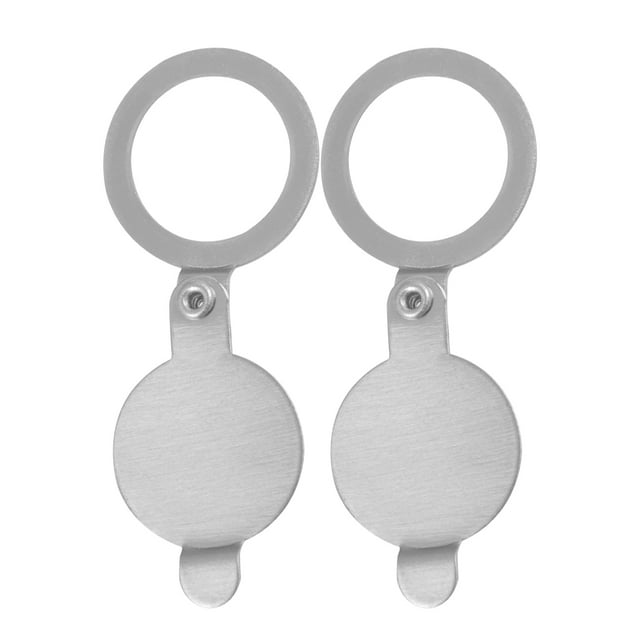 2pcs Security Door Cat Eye Cover Practical Copper Anti-peeping Door Viewer Cover Privacy Protection Supplies for Home