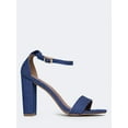 thumbnail image 2 of J.Adams Shirley Heels for Women - Ankle Strap High Heel Dressy Sandals - Comfortable Vegan Block Heels for Wedding, Party, Evening, and Prom, 2 of 4