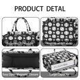 thumbnail image 4 of Large Capacity Tote Bag,Black White Baseball Stars Pattern Handbag Fashion Luxury Tote Bag,15.7"x13"x 5.1" Inches,Laptop Compatible, 4 of 6