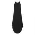 thumbnail image 4 of U.Vomade Robe pour Femme Grande Taille à Bretelles à Queue d'Aronde Mode Décontractée, 4 of 5
