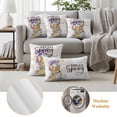 thumbnail image 6 of Hello Spring Pillow Covers 2 Pack Vintage Cups Pillowcase Waterproof Outdoor Throw Pillow Cover for Patio Garden Square Cushion 20”x20”, 6 of 9