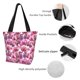 thumbnail image 4 of Disketp Orchids Flowers for Women’s Casual Shoulder Tote Bag Cross-body Handbags for Shopping, Travel and Daily Use, 4 of 6