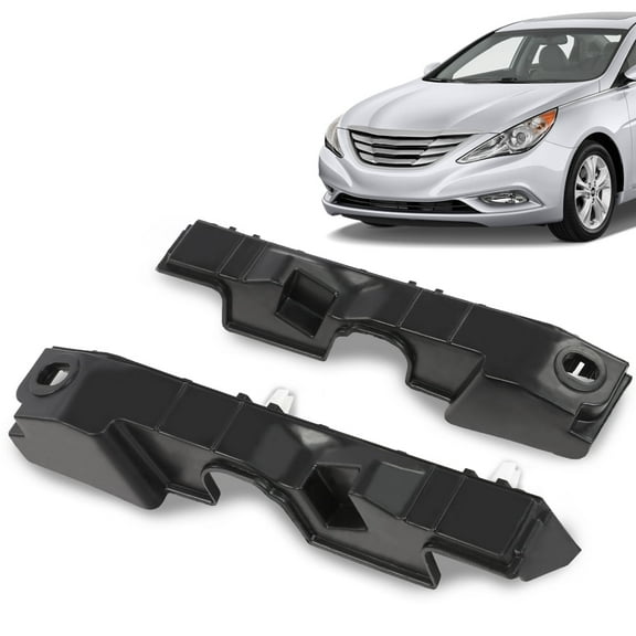 PIT66 Bumper Bracket Set of 2  Front Left & Right Side Fit For Hyundai Sonata 2011-2015