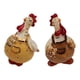 thumbnail image 4 of 2x estatua de pollo, adorno, artesanía, colección creativa, regalo, estatuilla de pollo, estatua de Animal para dormitorio, entrada y escritorio, 4 of 9