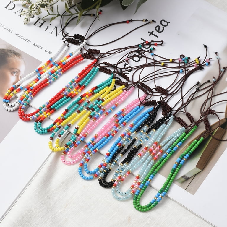 Handmade beaded deals anklets