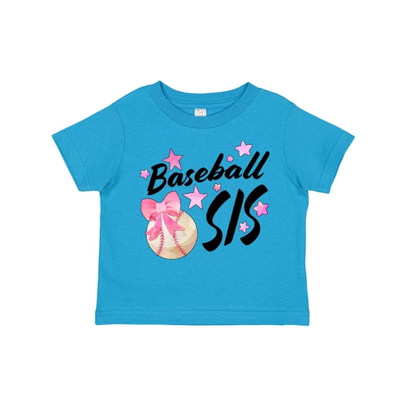 Inktastic Baseball Sis Girls Toddler T-Shirt
