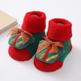 thumbnail image 2 of WUANDIXFA Chaussettes Duveteuses pour Garçons Chaussettes Rouges de Noël Nouvelles Chaussettes Épaissies Chaussettes Chaudes pour Bébé Chaussettes d'Automne et d'Hiver pour Bébé Chaussettes pour Bébé Vert,0-1 Ans, 2 of 5