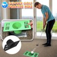 thumbnail image 3 of Soidarity Home Office Golf Putting Training Cup Indoor Practice Training Aid Putting Hole Herramientas de golf Golf negro Soidarity OD2527-01B, 3 of 6