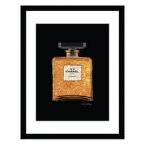 Designer Fashion Glam Perfume Bottle - Framed Print