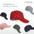thumbnail image 5 of FITKICKS Folding Cap Comfortable Adjustable Ball Cap UPF 50+ Sun Cap, Red (Unisex), 5 of 7
