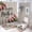 style-151, variant on 4 Piece Decor Shower Curtains Sets with Non-Slip Rugs Toilet Lid Cover And Bath Mat Bathroom Decor Set Cute Sleeping Sloth on Branch Bath Curtain Sloth Funny Lazy Animal Set
