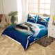 thumbnail image 4 of Fish Bedding Funda Nórdica Queen 3 Piezas Hawaiian Beach Theme Bedding Set, 4 of 5