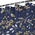 thumbnail image 4 of Artistic Vintage Flower Shower Curtain, Waterproof Fabric with Blooming Garden Design, Machine Washable Bathroom Curtain with Plastic Hooks, Perfect for Seasonal Home or Rental Refresh, 4 of 5