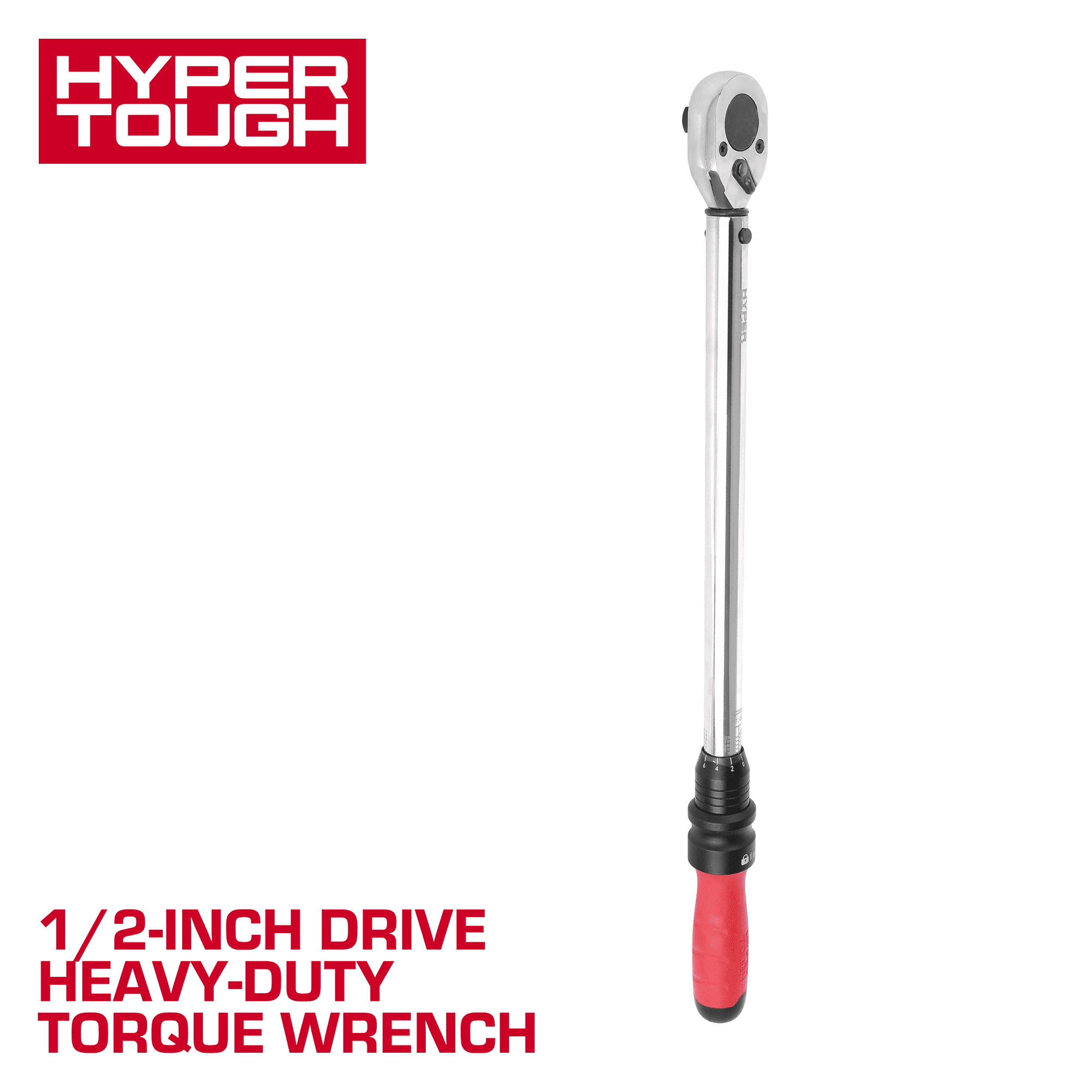 Hyper Tough 1/2-inch Heavy-Duty Torque Wrench, 50-250 ft-lbs