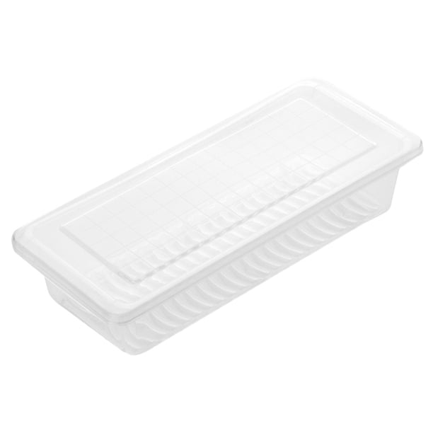 Contenedor de alimentos frescos, almacenamiento de drenaje de frutas, caja organizadora de mantenimiento fresco para frutas, pan S