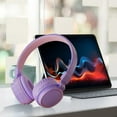 thumbnail image 6 of Kchsji Bluetooth 53 Wireless Headphones Noise Reduction High-Definition Stereo Sound Long Battery Life Adjustable Earphones with Wired Wireless Modes for Travel Gym Office Home Entertainment, 6 of 6