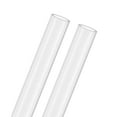 thumbnail image 1 of Tubo de acrílico rígido claro de 2 piezas, 24 mm [0.94"] ID x 30 mm [1.18"] OD, tubo redondo de plástico para sistema de refrigeración de agua/lámparas/fuentes/acuarios [305 mm/12 IN], 1 of 7
