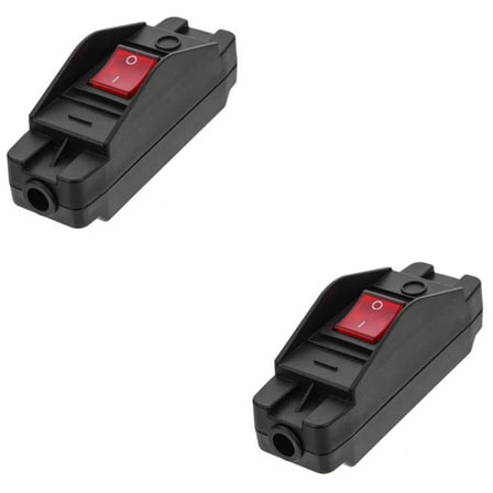 Set of 2 Battery Light Electrical Outlet Extension Cord with