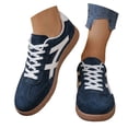 thumbnail image 2 of TrendOFT Fashion Sneakers for Women Non Work Shoes Comfortable Casual Tennis Sneakers Woman's Breathable Office Shoes Blue 36, 2 of 6