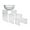 Clear, variant on SOURCEONE.ORG Deluxe 4,5,6 Inch 3 Piece Set Slim Line Acrylic Risers - Medium