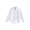 White with pockets, variant on LYMAYTER Boys Kids Classic Uniform Shirts Toddler Long Sleeve Solid Button Down Collared Formal Tops 3-16Y