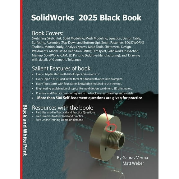 SolidWorks 2025 Black Book, (Paperback)