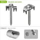 thumbnail image 2 of Grapas para Cercas, Clavos para Cercas para Madera Blanda, Grapas para Cercas de Alambre Reutilizables, Tornillos para Cercas de y Tejidas, 100 Sujetadores para Cercas, 2 of 5