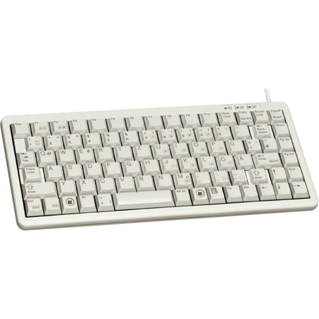 Cherry G84-4100LCAUS-0 Clavier 11 Po. Pos Ultra Mince - Gris Clair