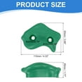 thumbnail image 2 of Rock Climbing Holds, 10 Pcs Large Climbing Rock Wall Grips with Double Hole for Playground Accessory, Green-C, 2 of 7