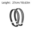 thumbnail image 4 of Wmhnj Taloneras elsticas para zapatos de mujer: correas antideslizantes, cierre de hebilla ajustable, circunferencia de 27 cm, plantillas reutilizables para tacones altos y sandalias., 4 of 8