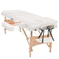 thumbnail image 4 of vidaXL Massage Table and Stool Set Beauty Couch Therapy Bed 3 Zones Thick, 4 of 12