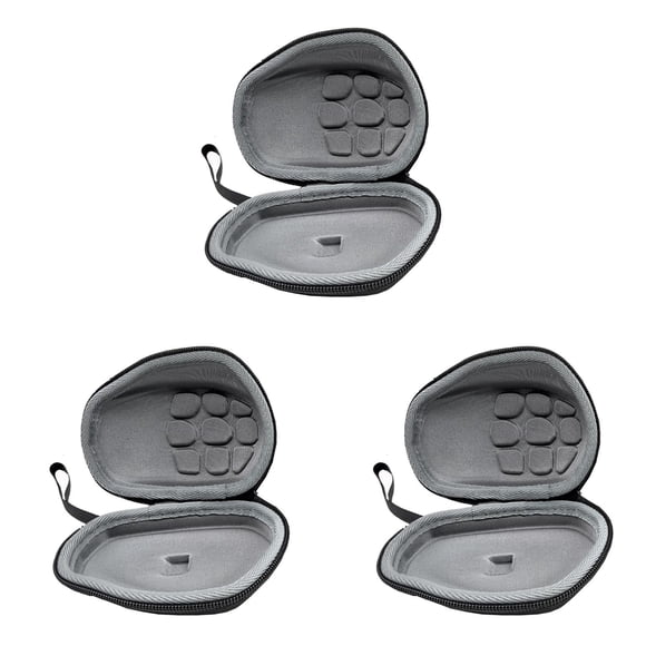 3X Bolsa de Transporte Gaming Mouse Caja de Almacenamiento Estuche Estuche una Prueba de Golpes Accesorios Impermeables Viaje para MX Master 3 / 3S