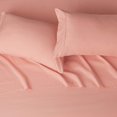 thumbnail image 2 of Lightweight Super Soft Easy Care Microfiber Bed Sheet Set with es Deep Pockets Queen Blush Pink, 2 of 7