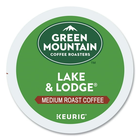Green Mountain Coffee Lake and Lodge, 24 Count K-Cup Pods, Medium Roast