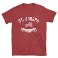 thumbnail image 1 of St. Joseph Missouri Patriot Men's Cotton T-Shirt, 1 of 1
