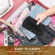 thumbnail image 3 of Bolsa de maquillaje con cremallera, bolsa de viaje para maquillaje, organizador de cosméticos, neceser para mujeres y niñas., 3 of 7