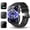 Black, variant on Smart Watch for Android and iPhone Samsung, 1.91'' Smartwatch for Women Men, 100+ Sports Modes Fitness Tracker with Answer Make Calls/Message Reminder, IP68 Waterproof, Purple