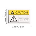 thumbnail image 4 of 10 pegatinas de advertencia adhesivas para peligro de descarga eléctrica., 4 of 7