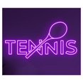 thumbnail image 1 of Letrero De Neón LED Raqueta Tenis, Tienda Deportes, Decoración Pared Para El Hogar, Habitación, Dormitorio, Juego, Mascotas, 55cm, 1 of 2