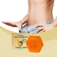 thumbnail image 1 of Turmeric & Honey Handmade Soap Bar - Natural Moisturizing, Gentle Cleansing for All Skin Types, 100g/3.53oz, 1 of 5