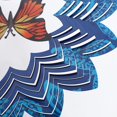 thumbnail image 3 of Carillón de viento giratorio con patrón de mariposa, regalo para mujeres/hombres, colgante de acero inoxidable 3D, adecuado para decoración interior/exterior, 3 of 5